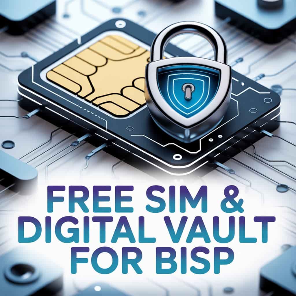 Free SIM & Digital Vault for BISP