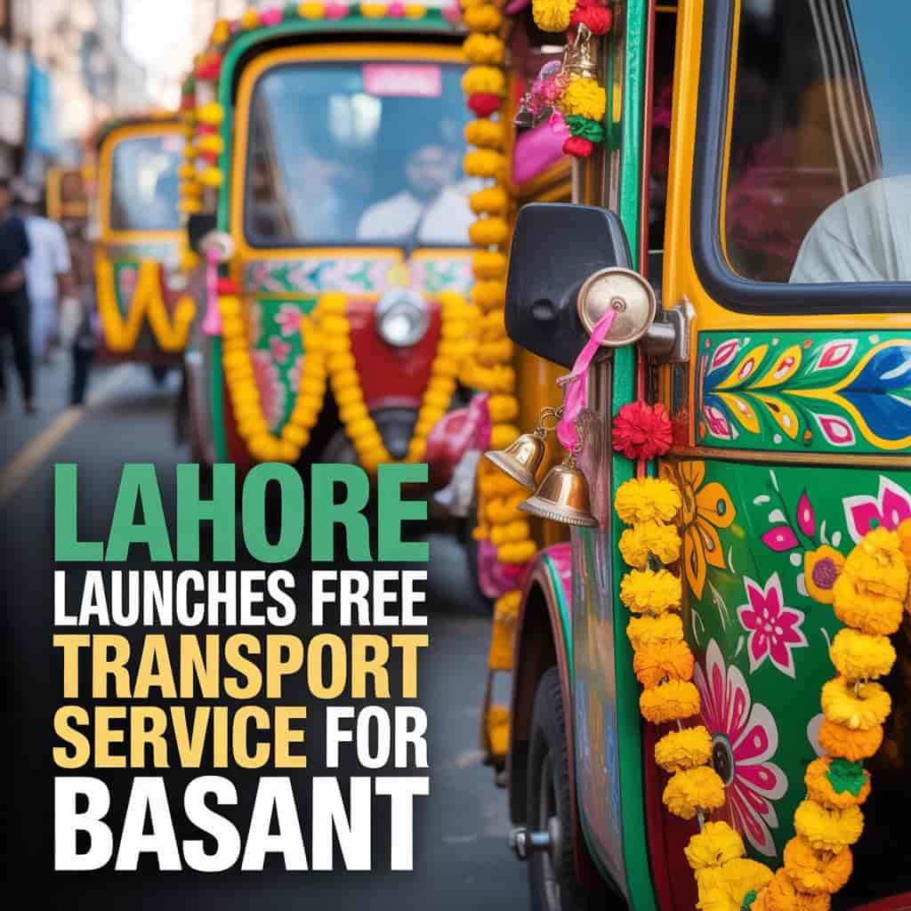 Lahore Launches Free Transport Service for Basant