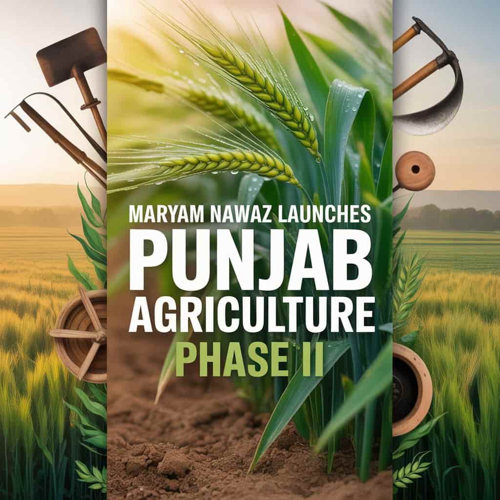 Maryam Nawaz Launches Punjab Agriculture Phase II