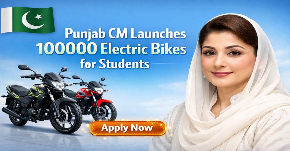 Punjab CM Launches 100000 Electric Bikes for Students
