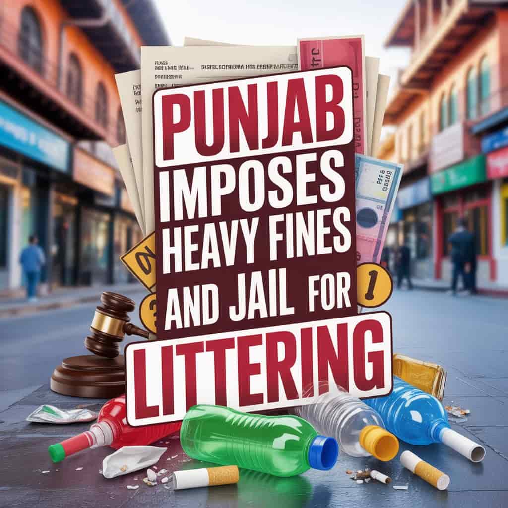 Punjab Imposes Heavy Fines and Jail for Littering