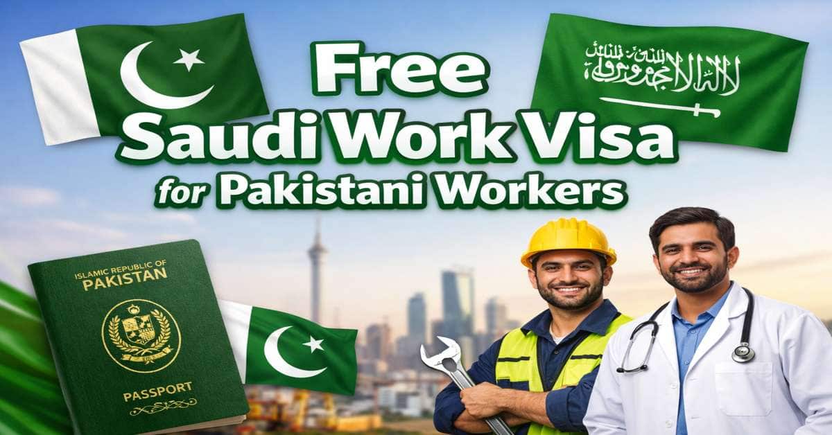 Free Saudi Work Visa for Pakistani Workers 2026 – Apply Now